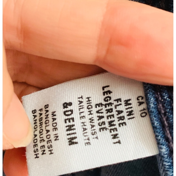 Mini Flare Jeans Mid waist - Picture 4 of 4